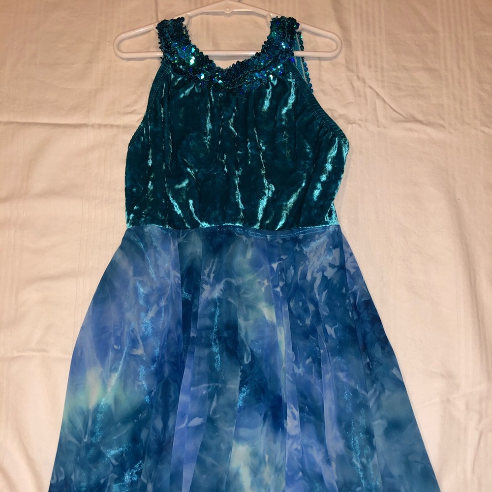 Blue Girls Lyrical Costume